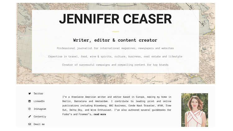 Jennifer Ceaser website